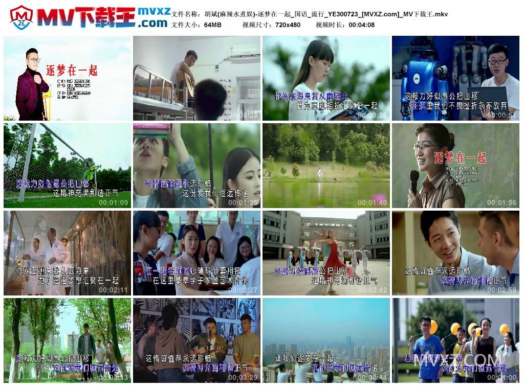 胡斌(麻辣水煮娱)-逐梦在一起_国语_流行_YE300723